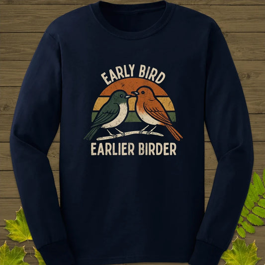 Earlier Birder Long Sleeve Navy
