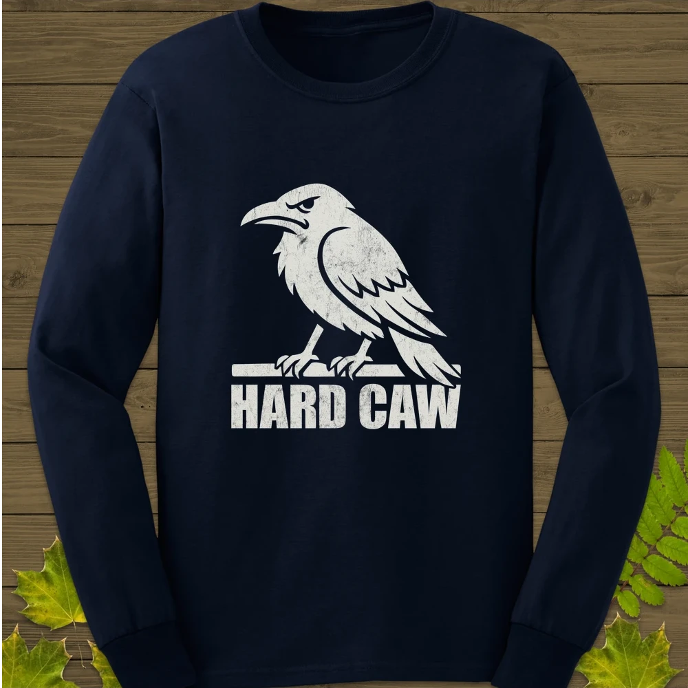 Hard Caw Long Sleeve Navy