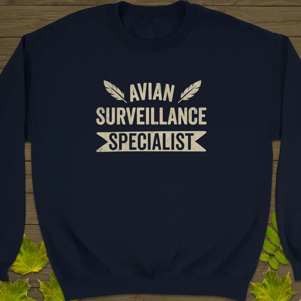 Avian Surveillance Crewneck Sweatshirt Navy