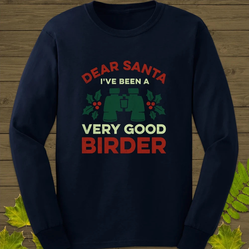 Dear Santa Long Sleeve Navy