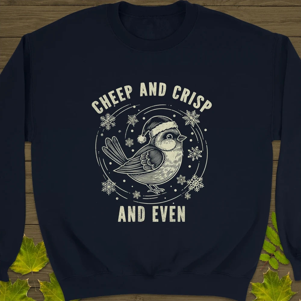 Cheep And Crisp Crewneck Sweatshirt Navy