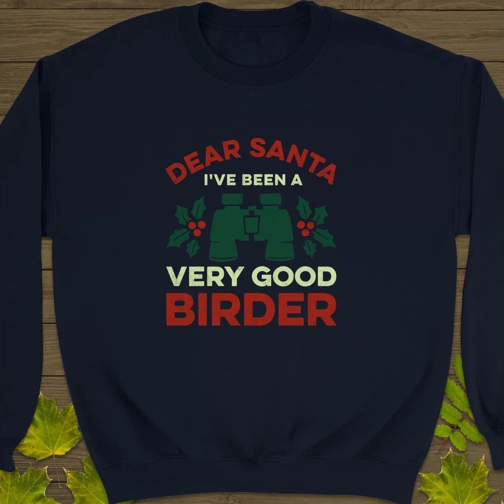 Dear Santa Crewneck Sweatshirt Navy
