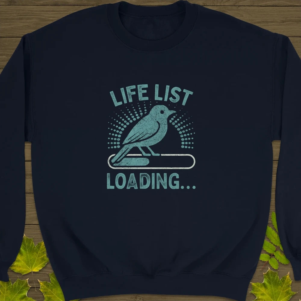 Life List Loading Crewneck Sweatshirt Navy
