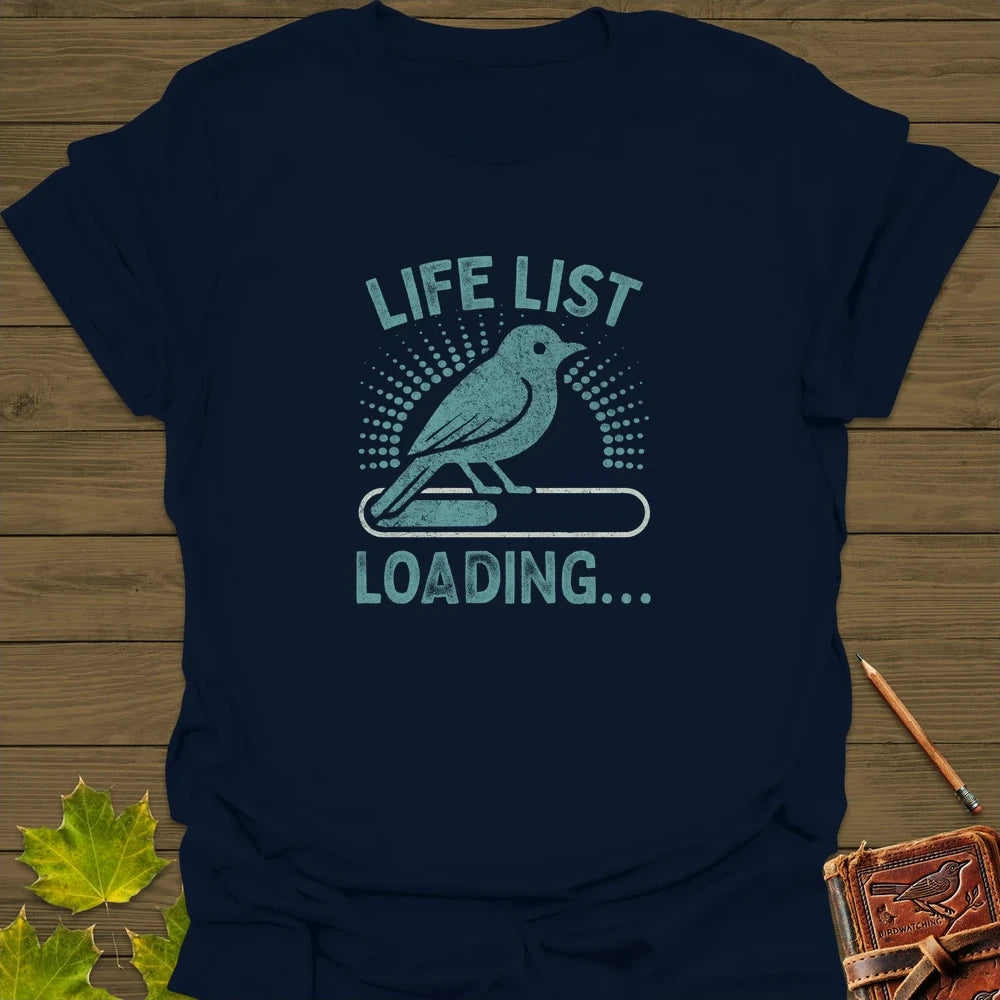 Life List Loading T-Shirt Navy