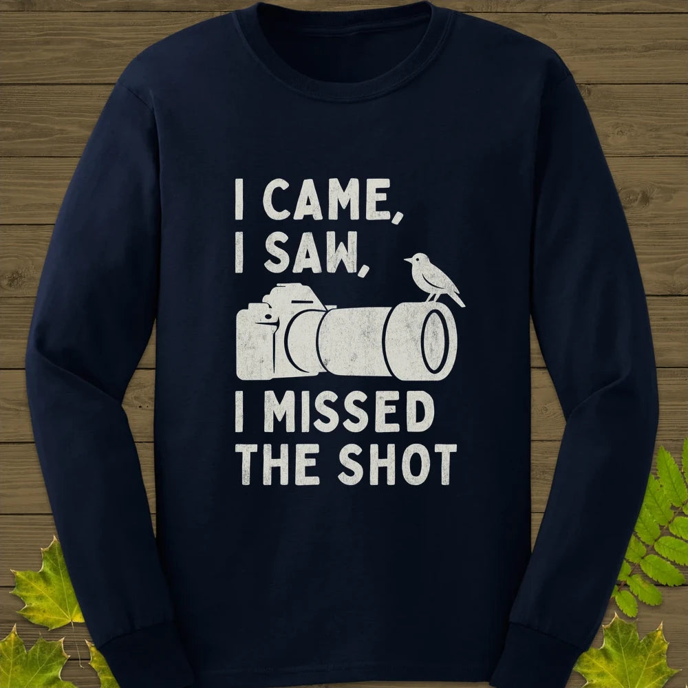 Missed The Shot Long Sleeve Navy