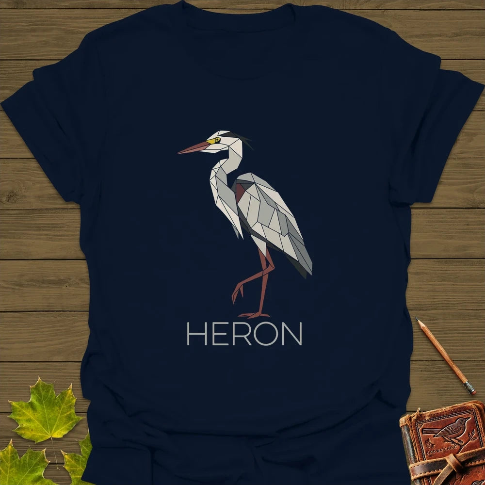 Heron Haze T-Shirt Navy
