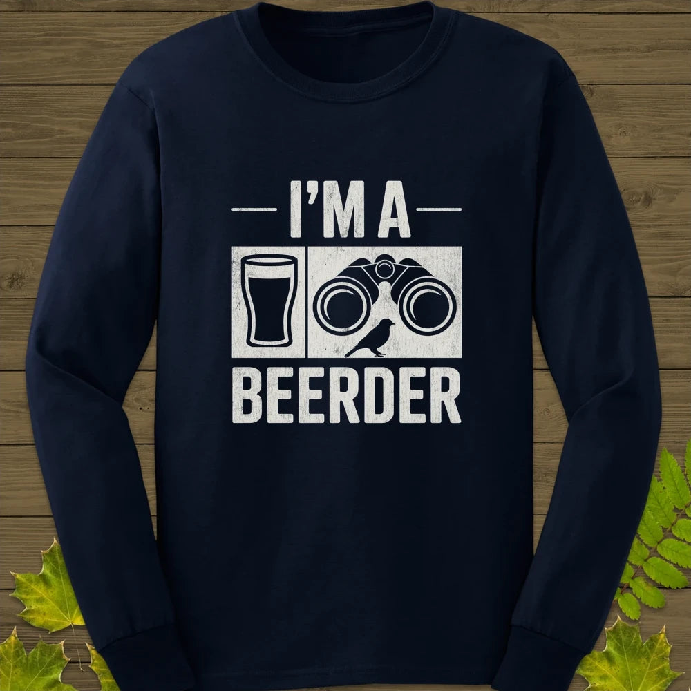 I'm A Beerder Long Sleeve Navy