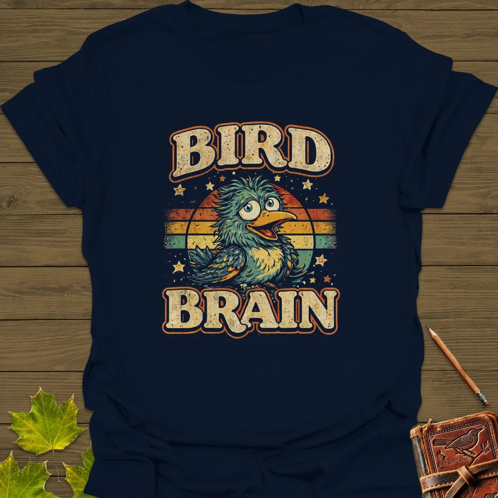 Bird Brain T-Shirt - Navy