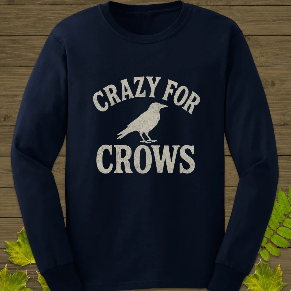 Crazy For Crows Long Sleeve Navy