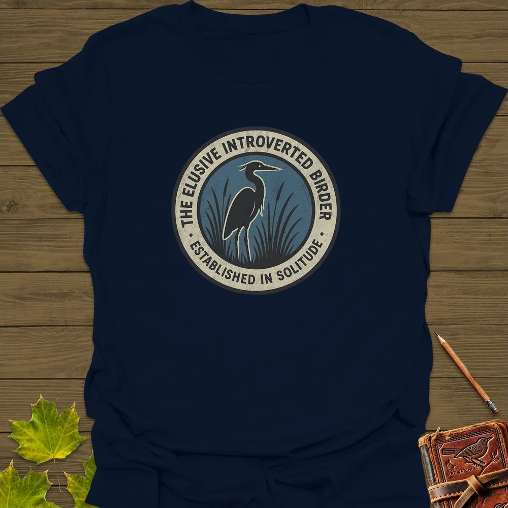 Elusive Birder T-Shirt Navy