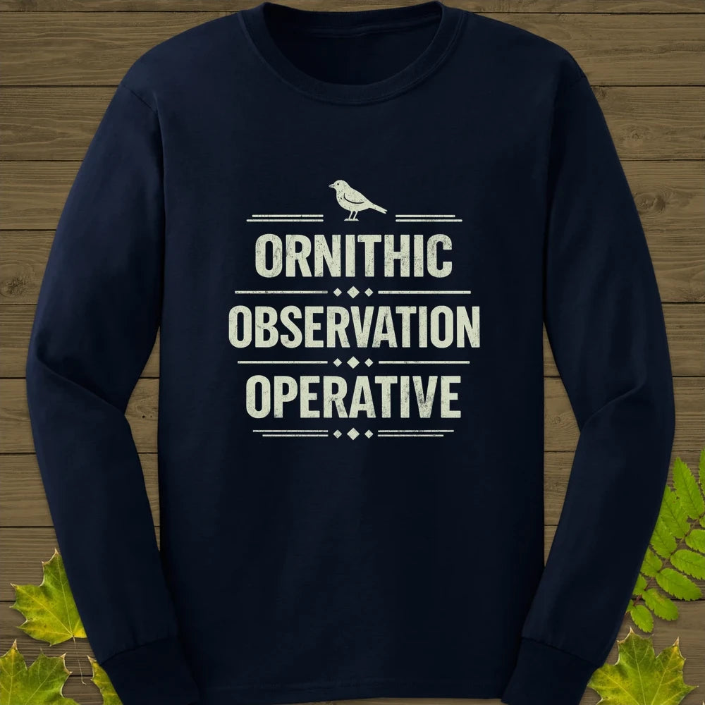 Ornithic Observation Long Sleeve Navy