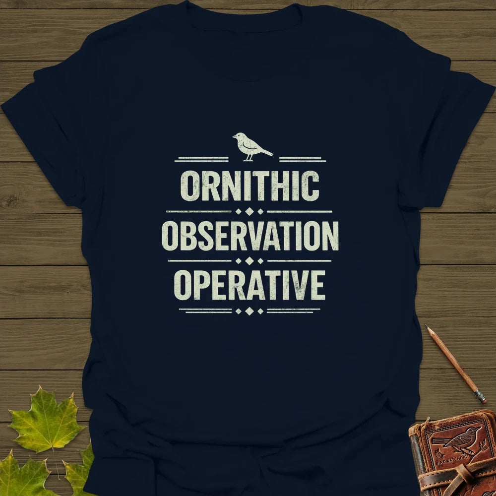 Ornithic Observation T-Shirt Navy
