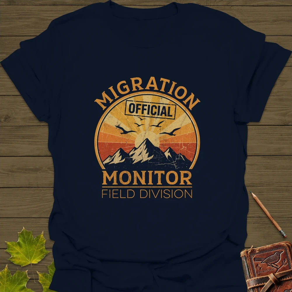 Migration Monitor T-Shirt Navy
