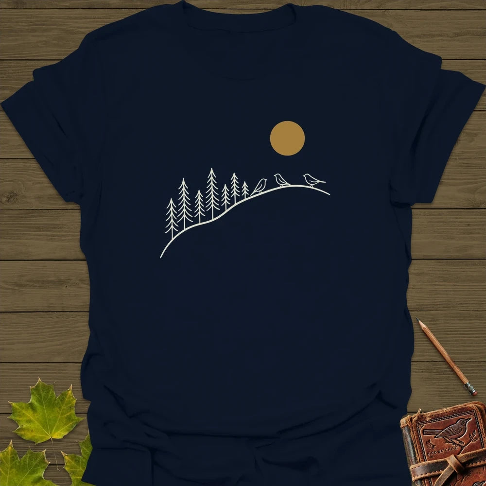 Morning Perch T-Shirt Navy