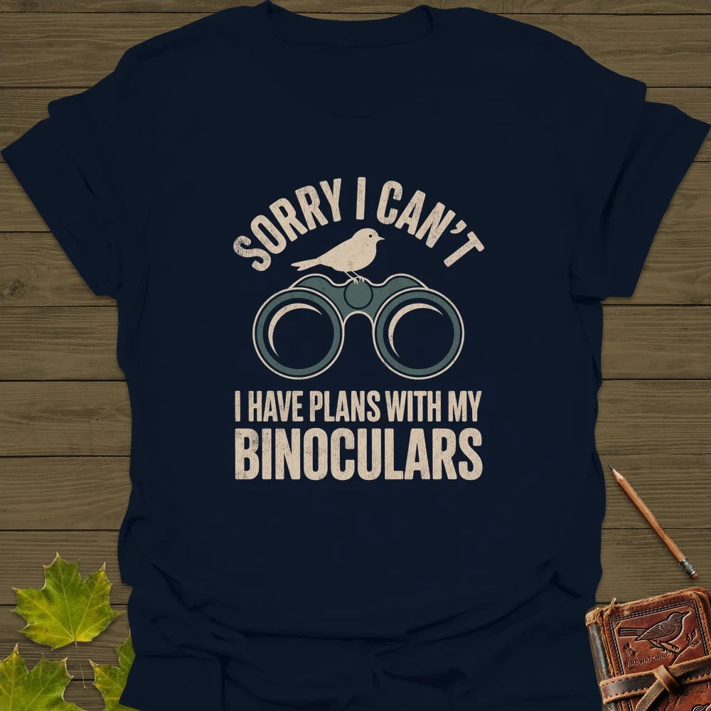 Binoculars Plan T-Shirt Navy