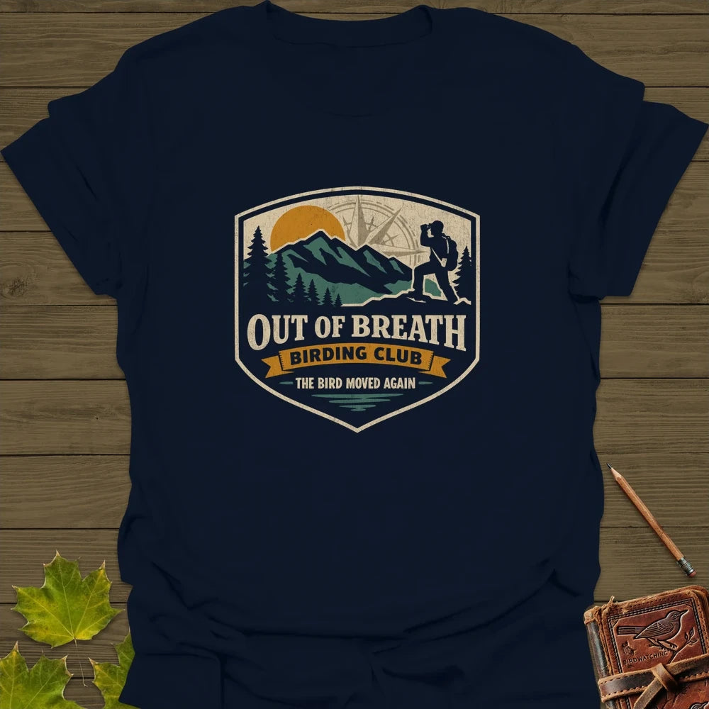 Out Of Breath T-Shirt Navy