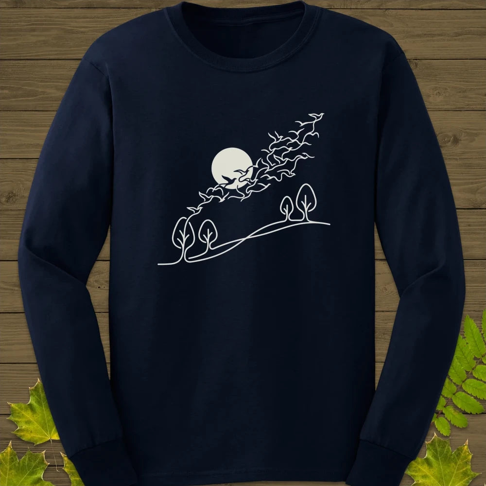 In Flight Long Sleeve Navy