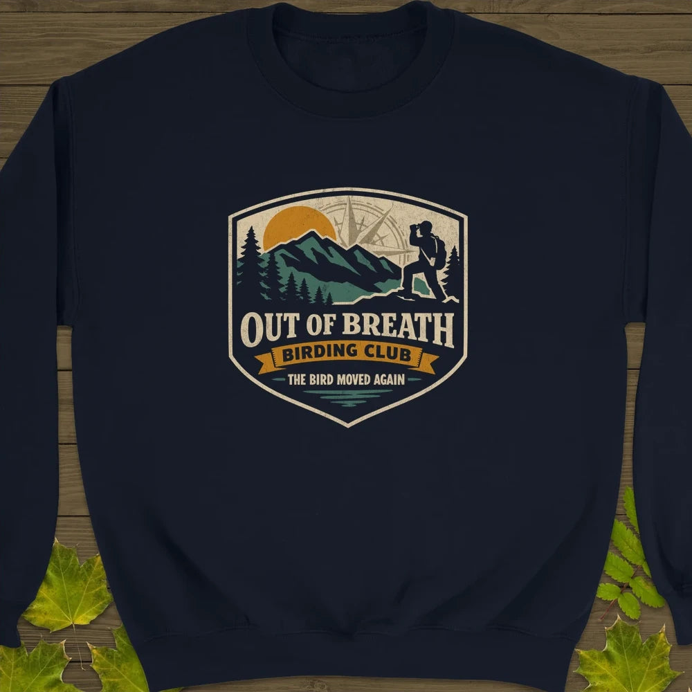 Out Of Breath Sweatshirt Navy