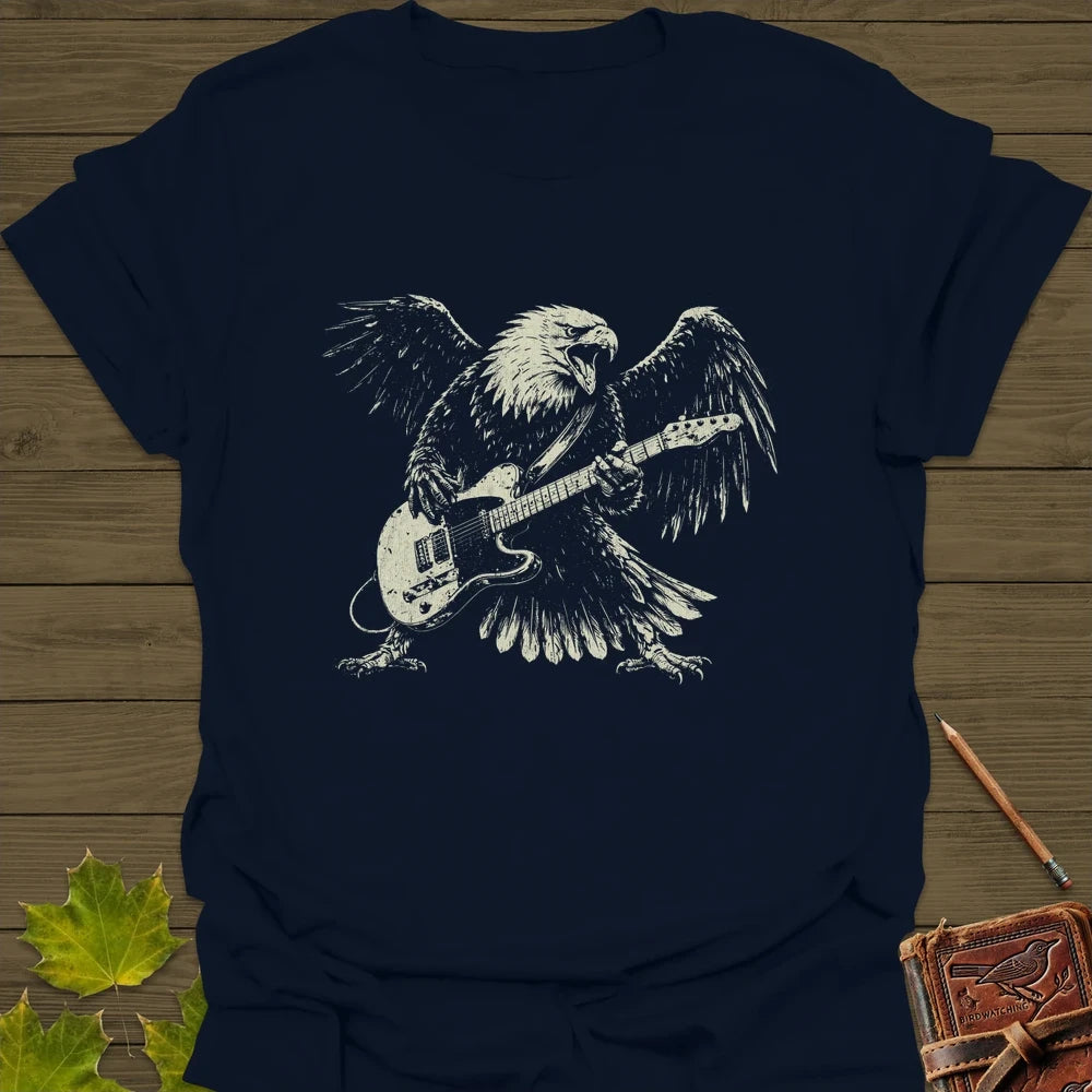 Eagle Guitar Hero T-Shirt Navy