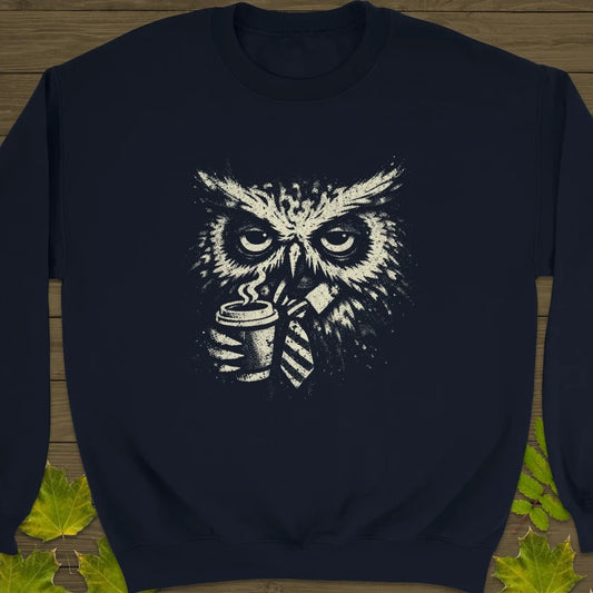 Office Owl Sweatshirt Navy