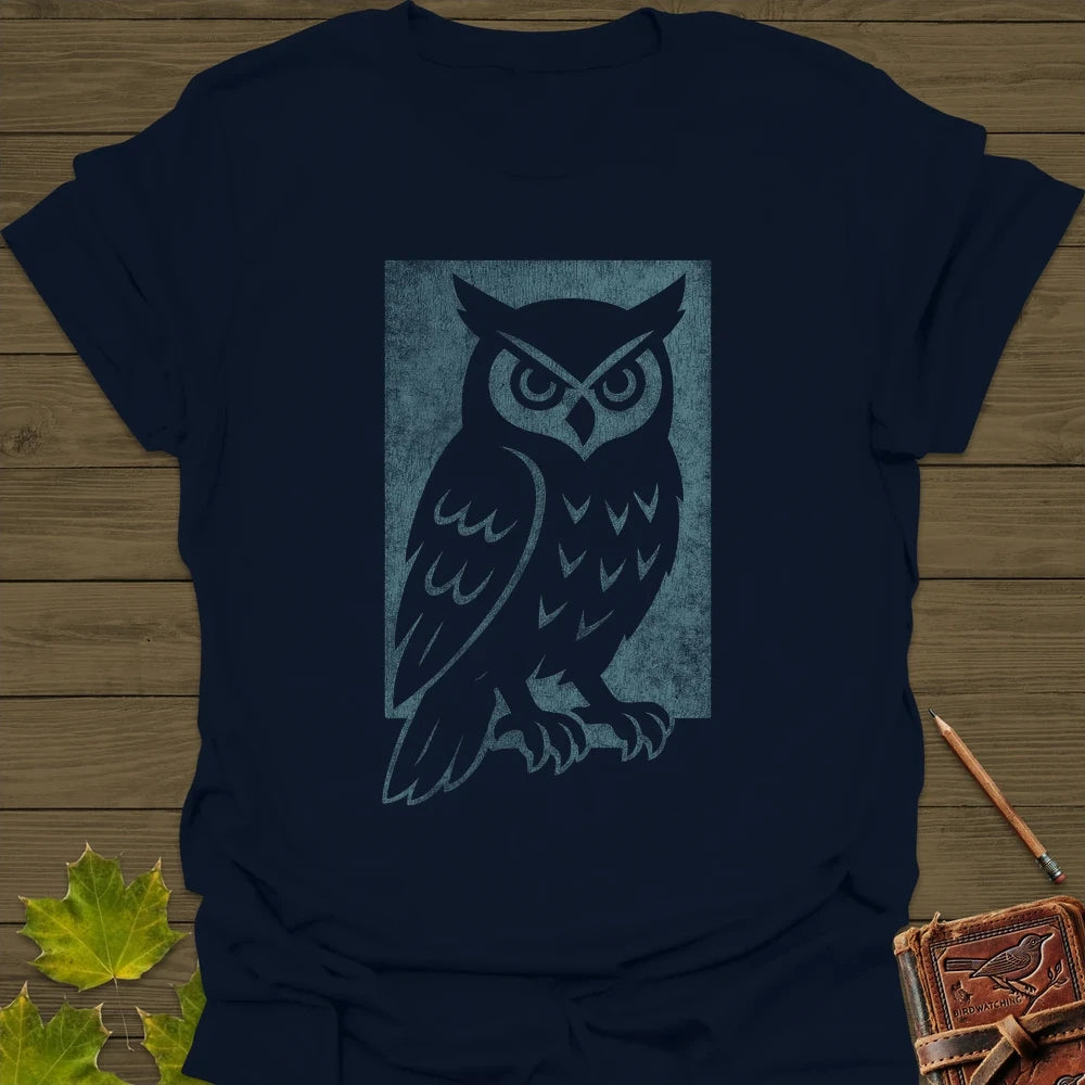 Shadow Owl T-Shirt Navy