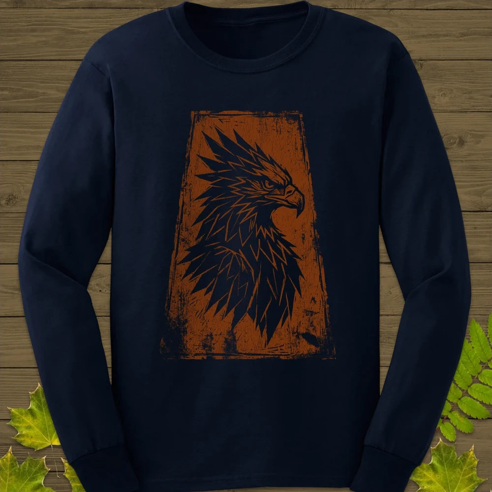 Tribal Eagle Long Sleeve Navy