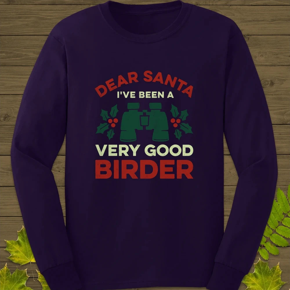 Dear Santa Long Sleeve Purple