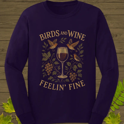 Birds and Wine Long Sleeve