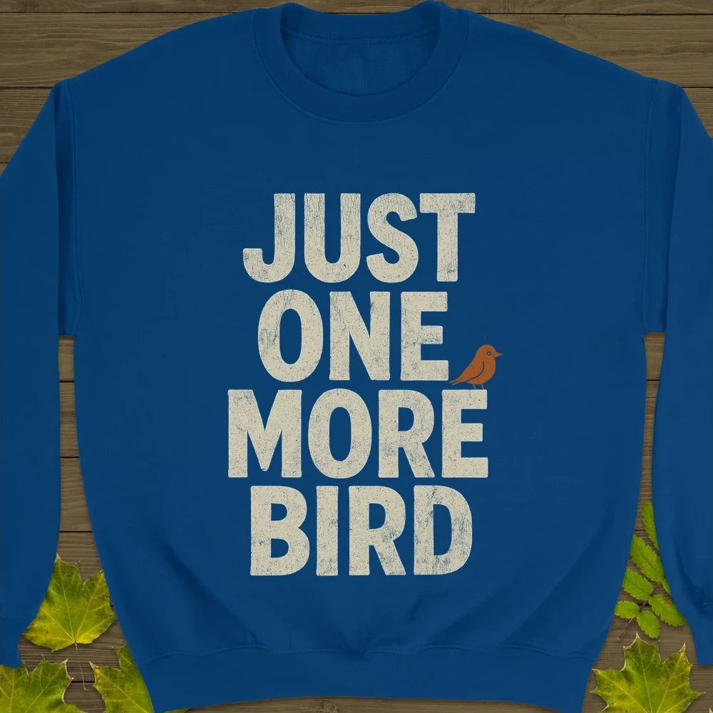 One More Bird Crewneck Sweatshirt Royal