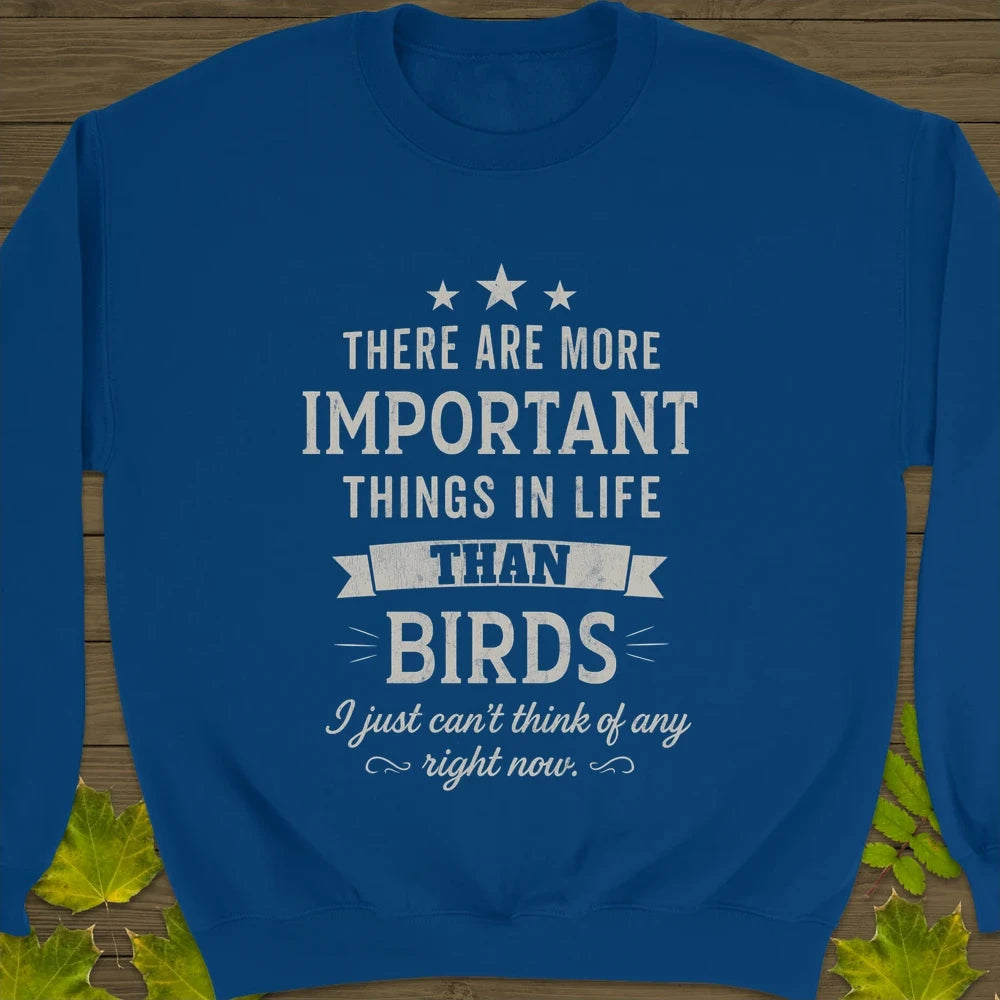 Important Things Crewneck Sweatshirt Royal