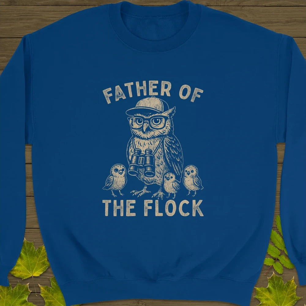 Father of the Flock Crewneck Sweatshirt Royal