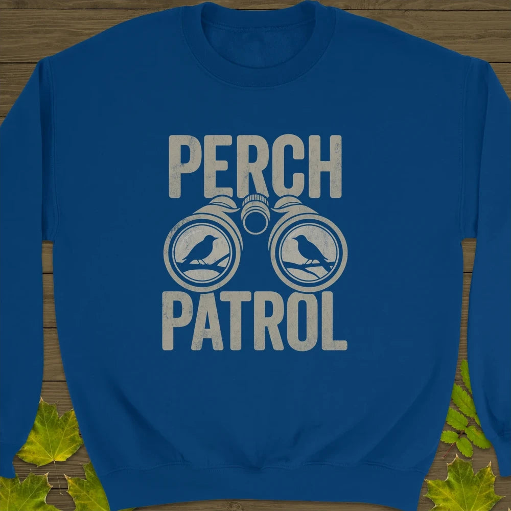 Perch Patrol Crewneck Sweatshirt Royal