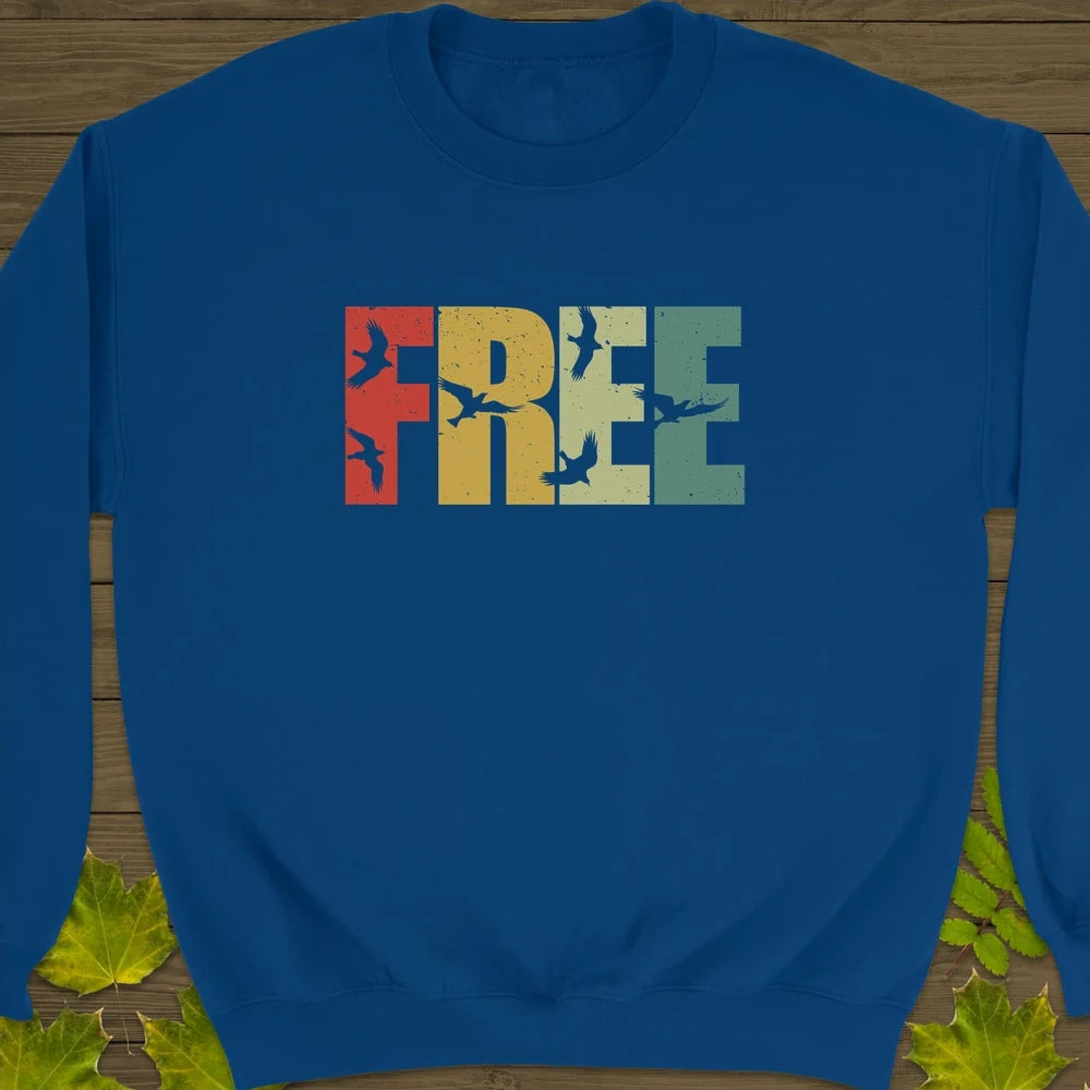 Fly Free Crewneck Sweatshirt Royal