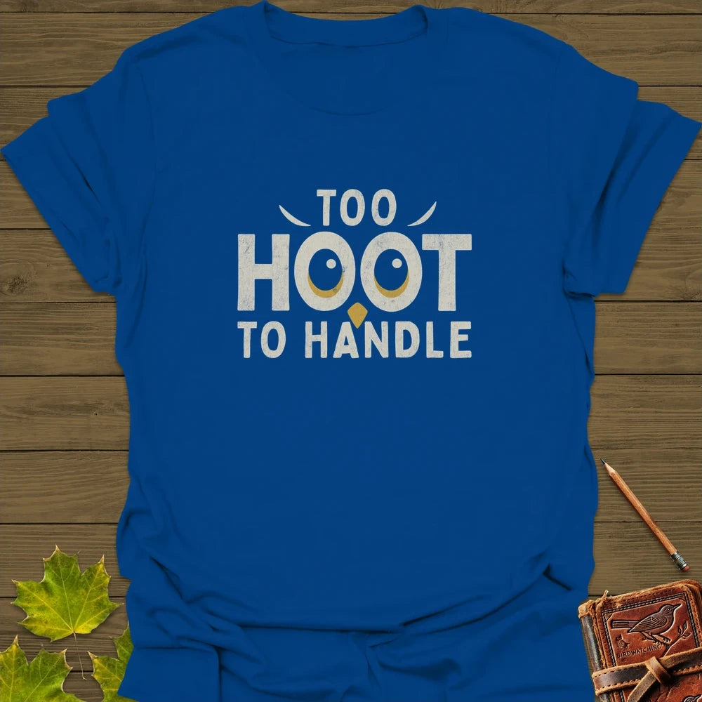 Hoot To Handle T-Shirt Royal