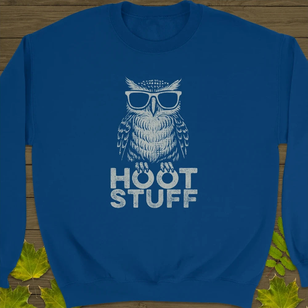 Hoot Stuff Crewneck Sweatshirt Royal