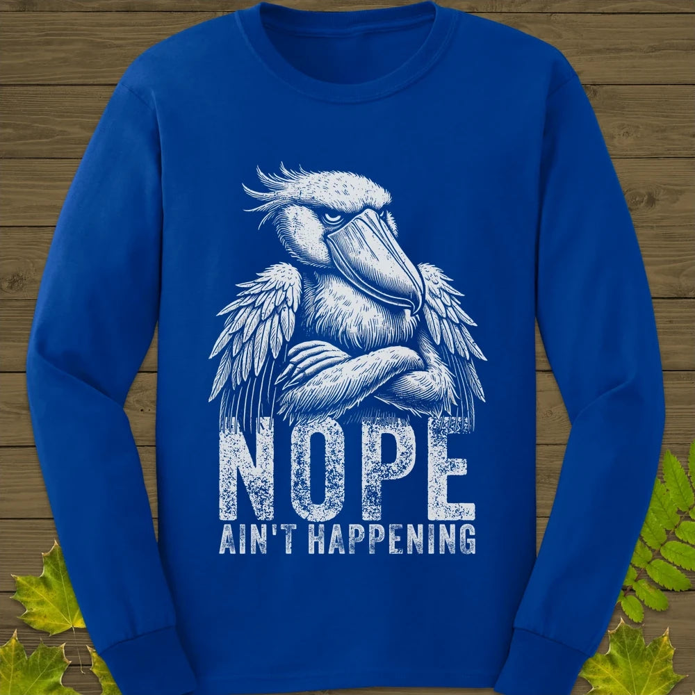 Nope Stork Long Sleeve Royal