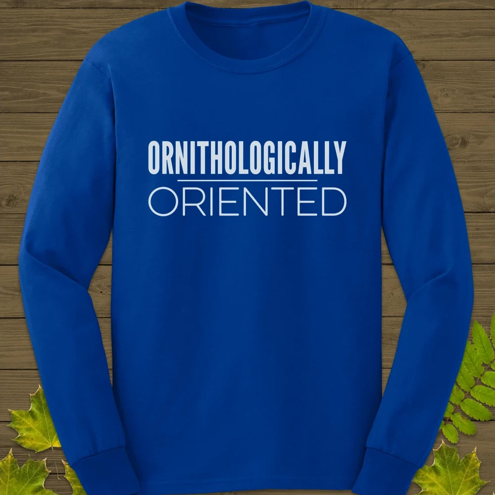Ornithologically Oriented Long Sleeve Royal
