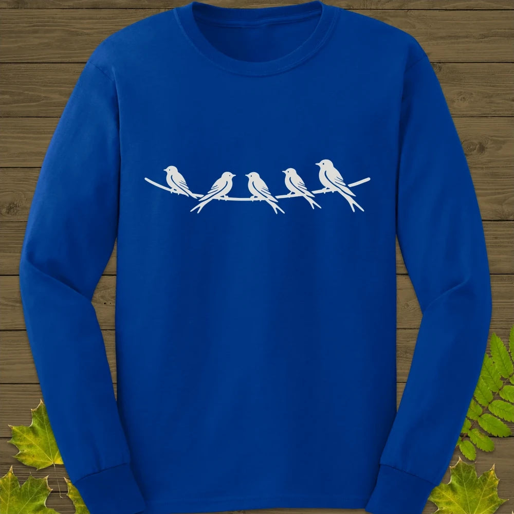Elegant Perch Long Sleeve Royal