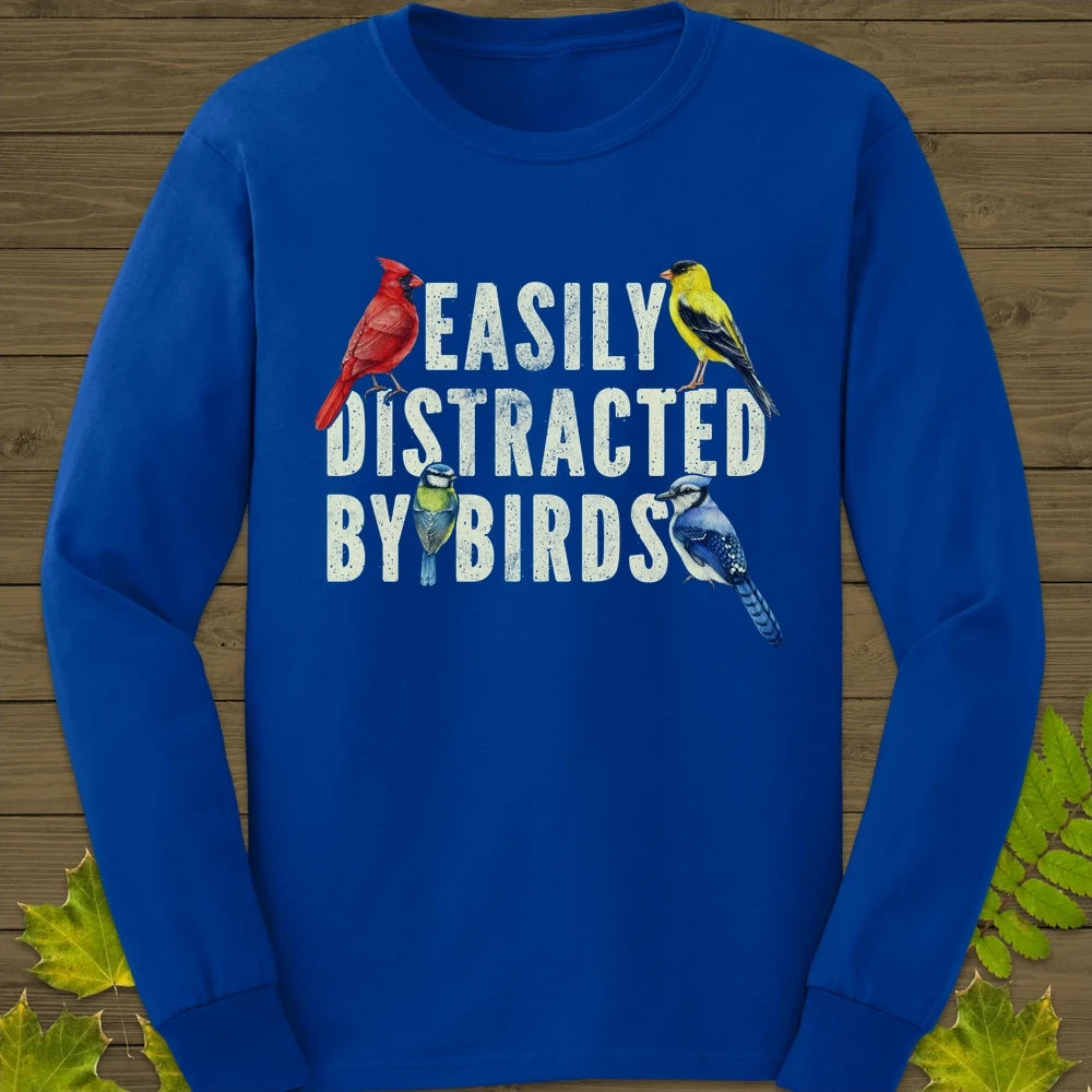 Easily Distracted Long Sleeve Royal