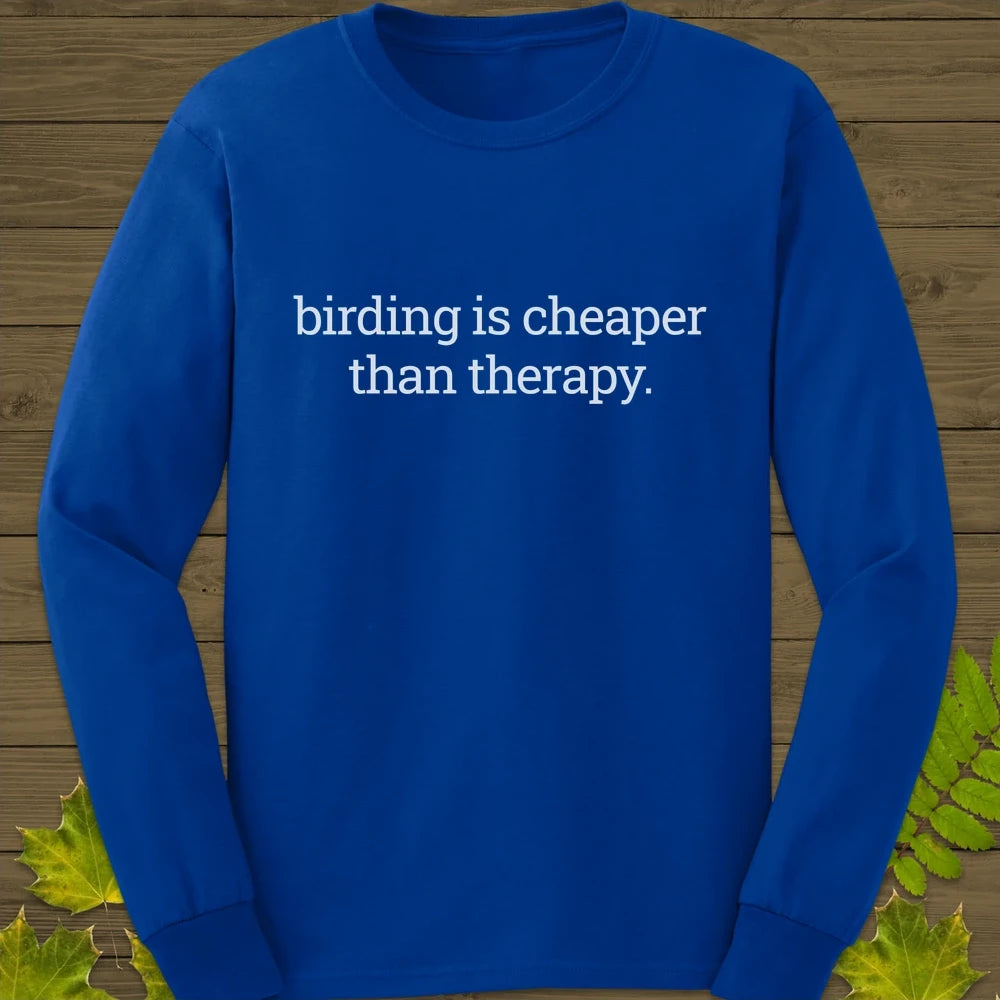 Birding Therapy Long Sleeve Royal