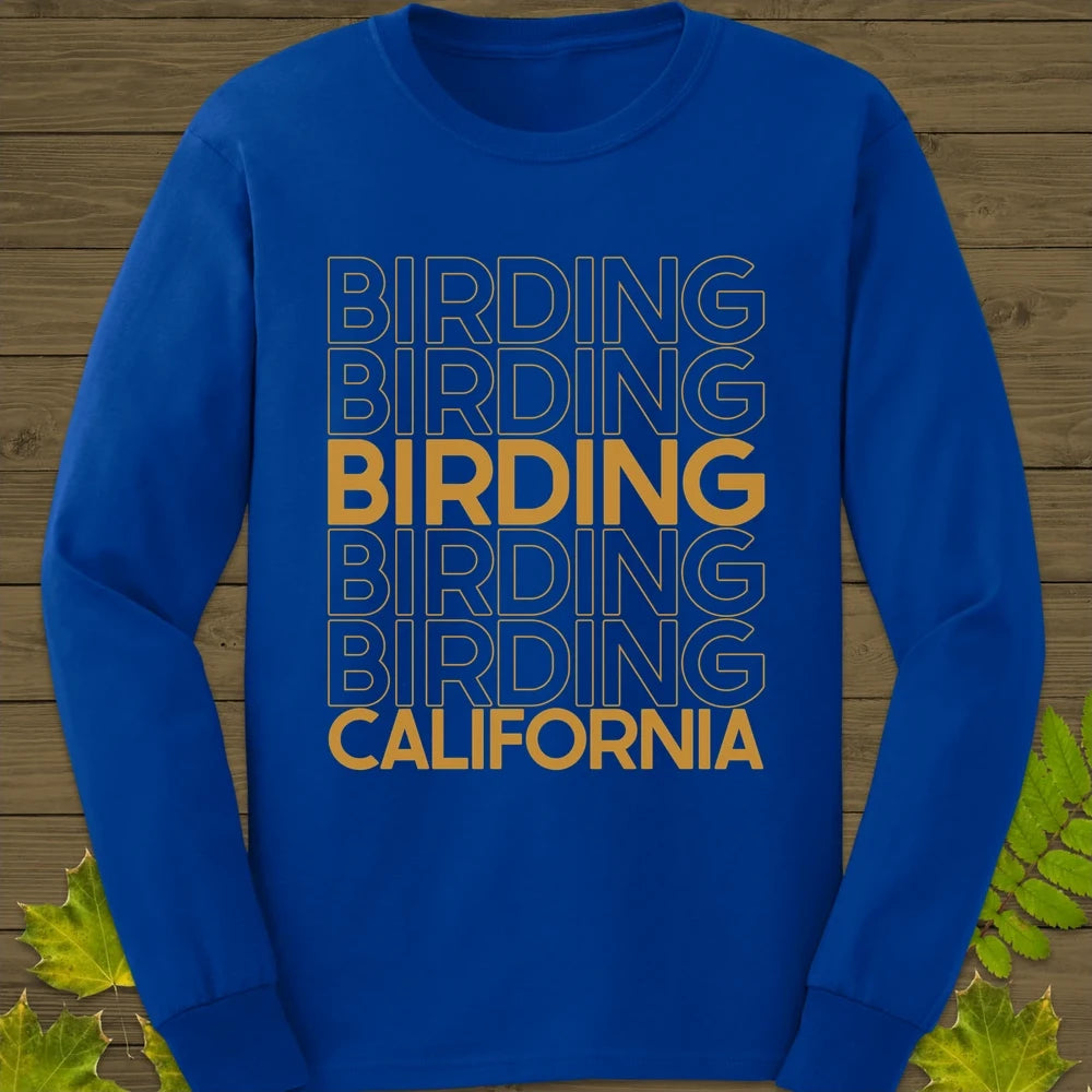 Birding California Long Sleeve Royal