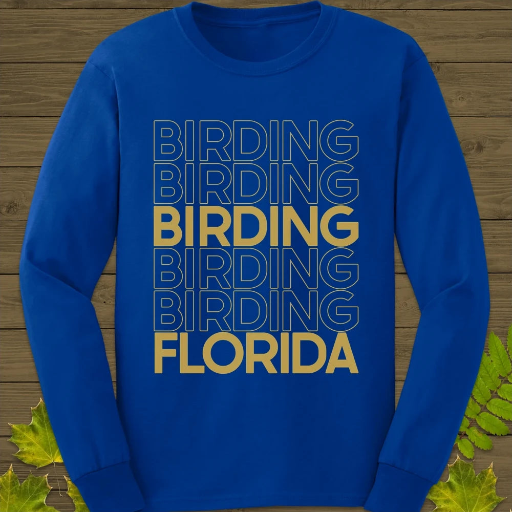 Birding Florida Long Sleeve Royal