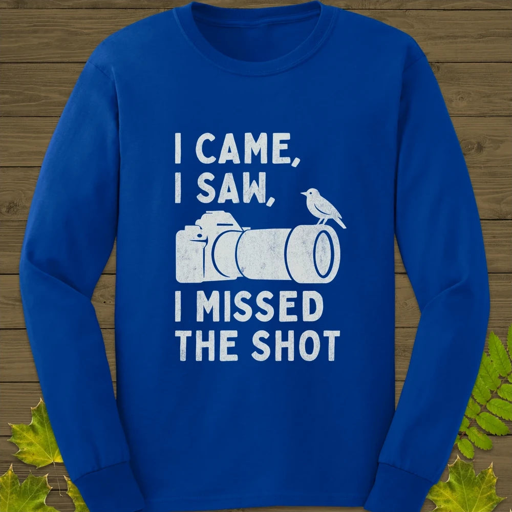 Missed The Shot Long Sleeve Royal