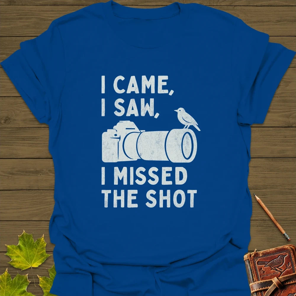 Missed The Shot T-Shirt Royal