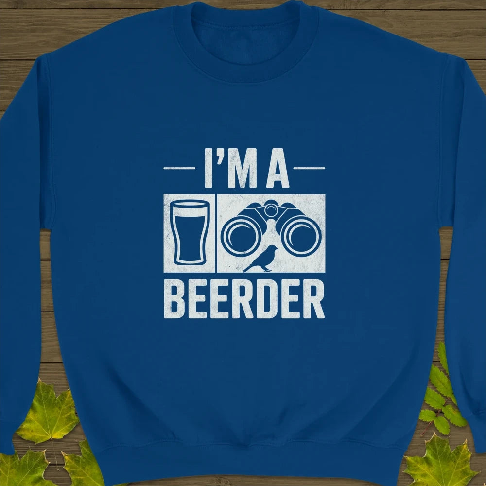 I'm A Beerder Crewneck Sweatshirt Royal