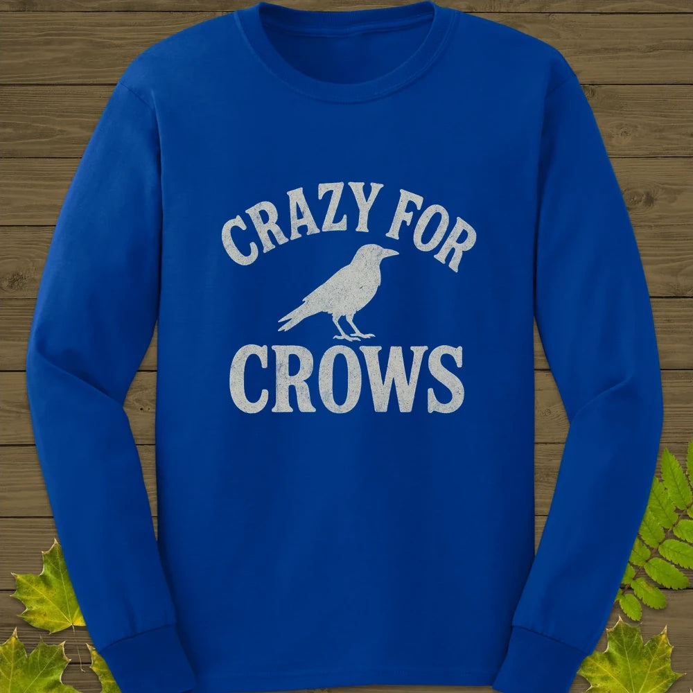 Crazy For Crows Long Sleeve Royal