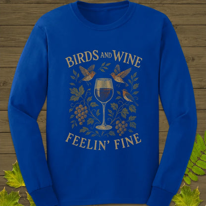 Birds and Wine Long Sleeve