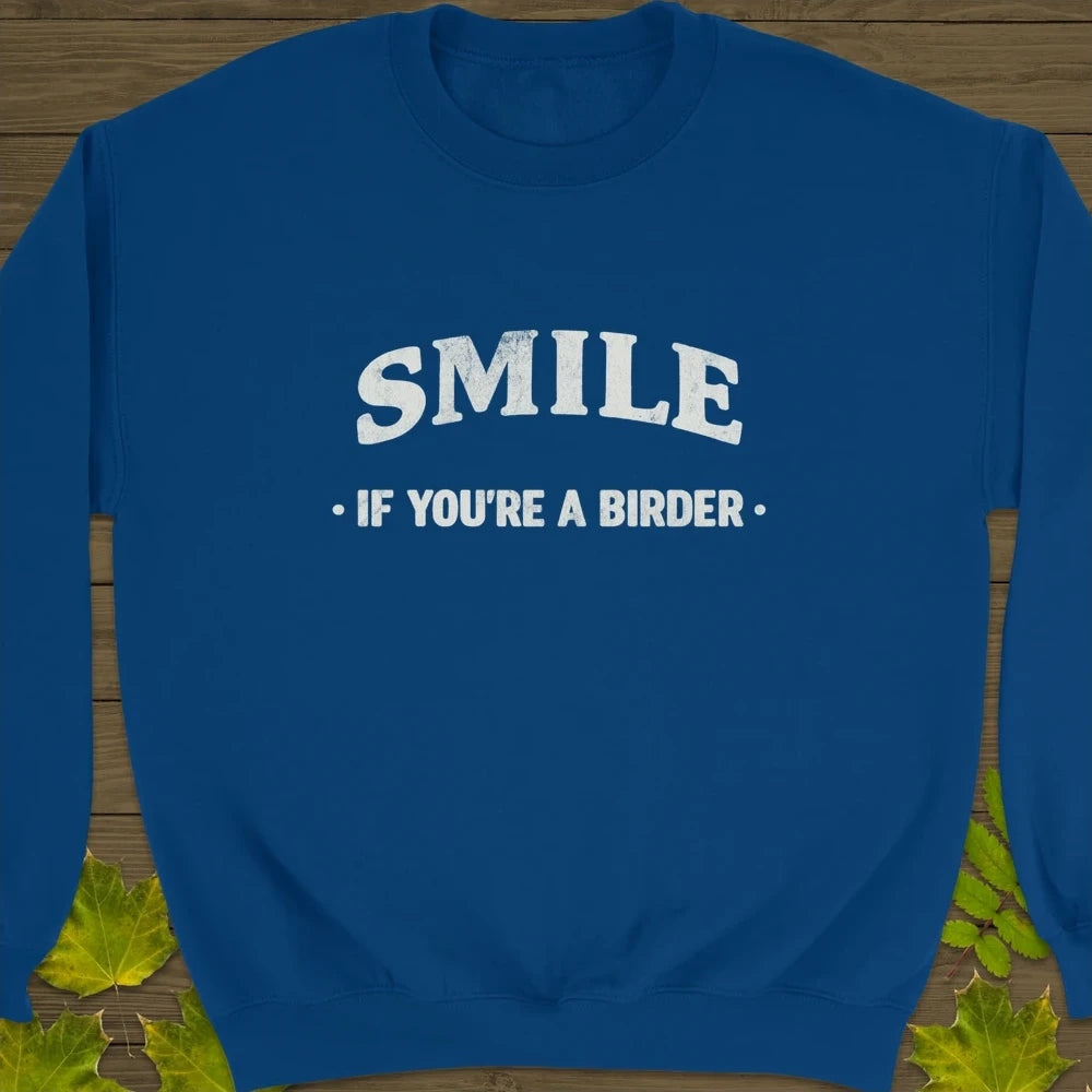 Smile Crewneck Sweatshirt Royal