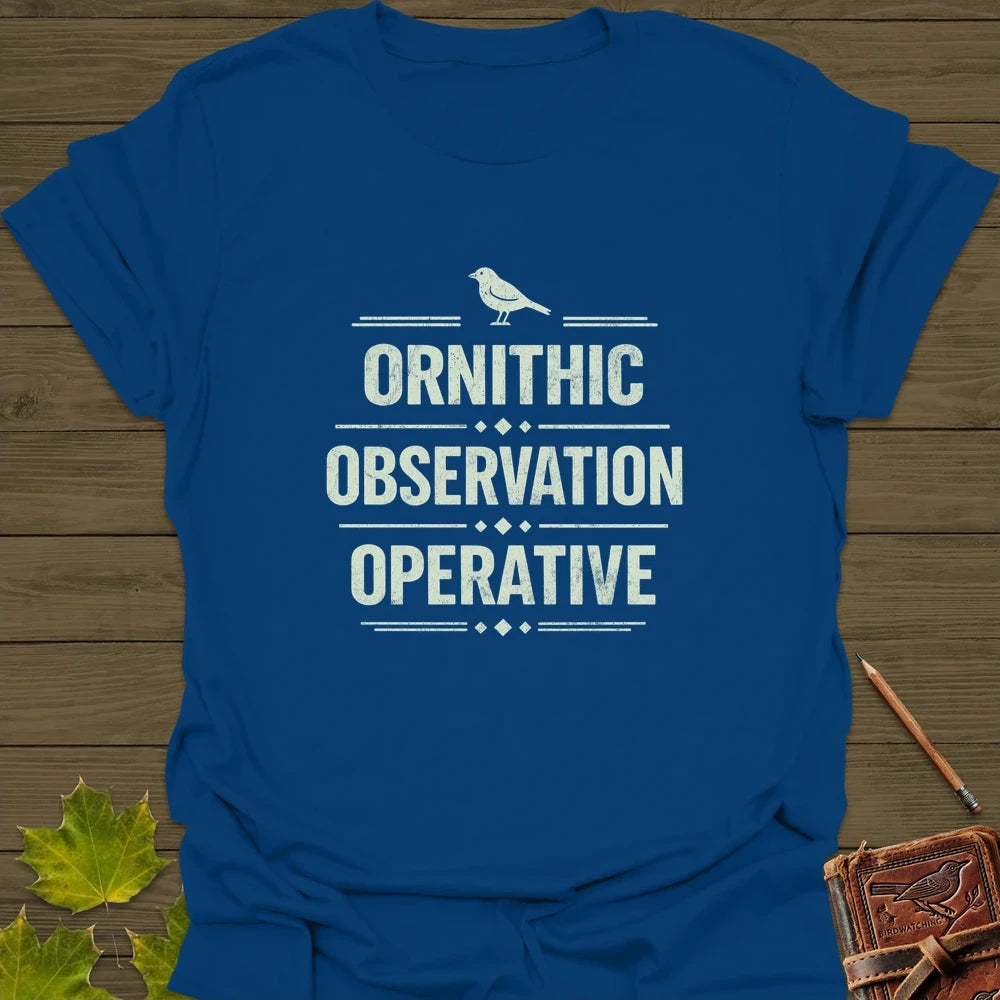 Ornithic Observation T-Shirt Royal