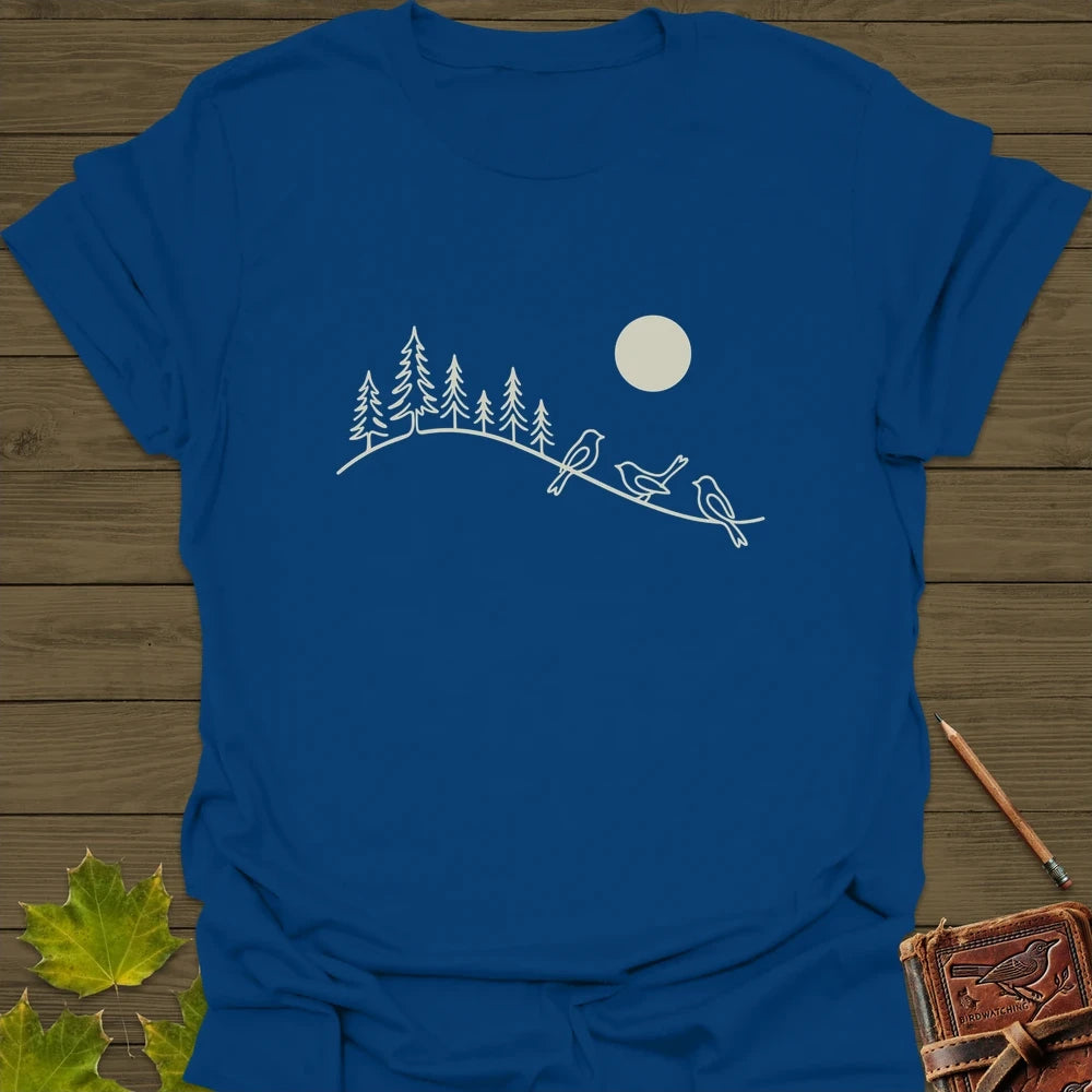 Serene Forest T-Shirt Royal